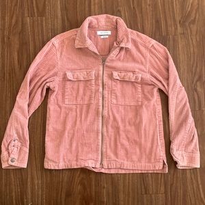 🎉HOST PICK 🎉Urban Outfitters Corduroy Coral Pink Jacket